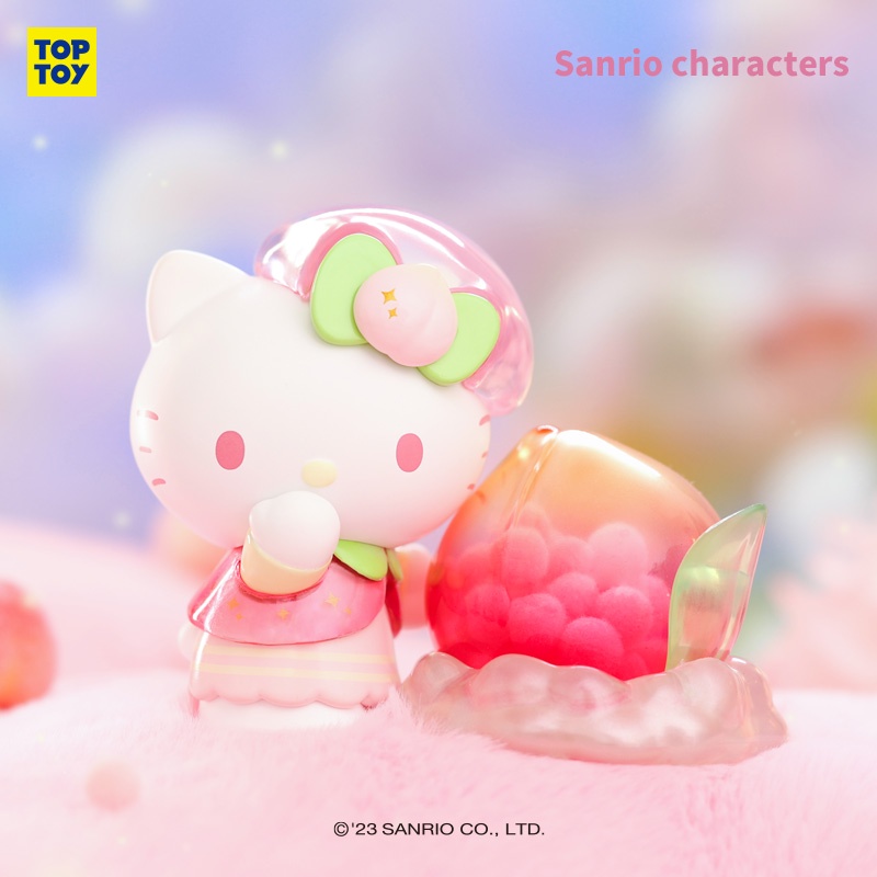★Đồ Chơi HGTOYS HGTOYS★   Búp Bê Hình Quả Đào sanrio Vital Series Quả Đào Trang Trí Hợp Thời Trang Làm Quà Tặng