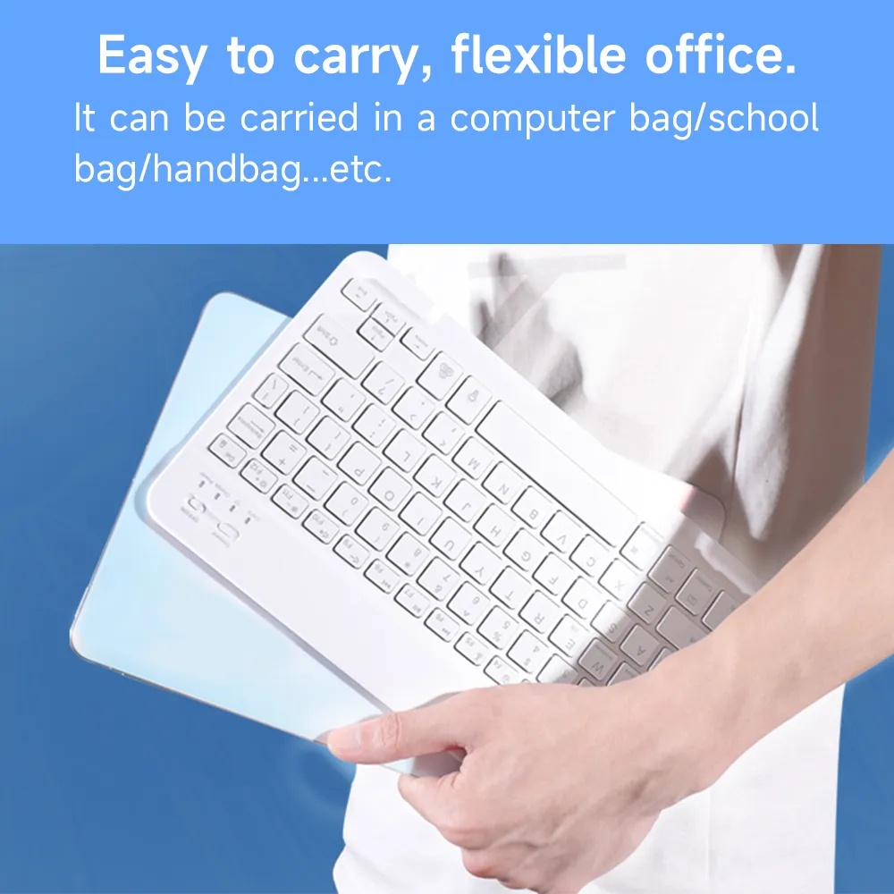 Bàn Phím bluetooth Không Dây 10inch 10.36 "11inch Kèm Chuột & Bàn Phím Sạc Cho oppo air 2022 / 10.36" / 11inch / Ipad 2 11