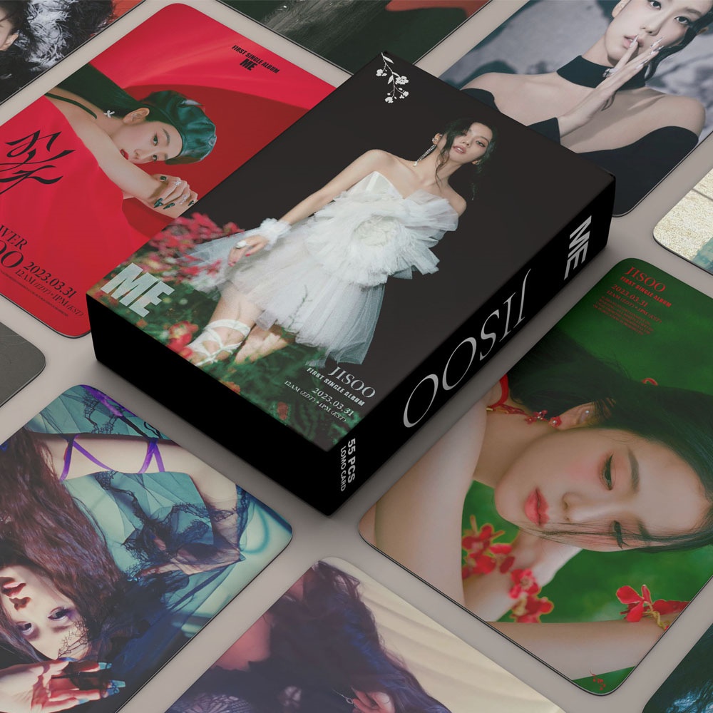 55pce/box BP Pink Venom Postcards LISA ROSE JISOO JENNIE Ready For Love Lomo Card BLACK PINK BPTG Kpop Photocards Album New Arrivals
