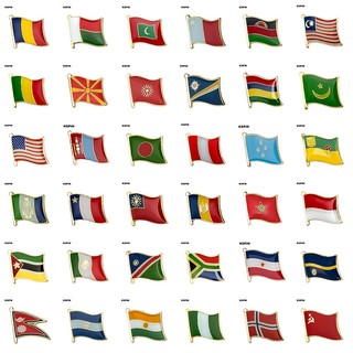Romania madagascar maldives malta malawi malaysia mali macedonia macedonia hoa kỳ Mexico ussr cờ huy hiệu ghim ve áo trâm