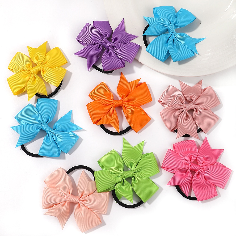 Set 2 Băng Đô Nơ Dễ Thương Cho Bé Gái
