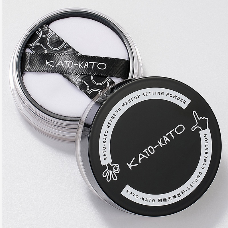 Phấn Phủ KATO Tông Nhũ Lì Mềm Mại Kiềm Dầu Làm Sáng Da Tự Nhiên Lâu Trôi