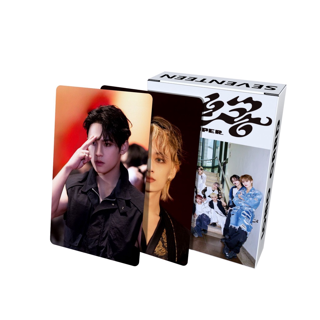55pcs/box SEVENTEEN FML Photocards 10th Mini Album Lomo Cards SUPER Kpop Postcards LETAOTAO2023