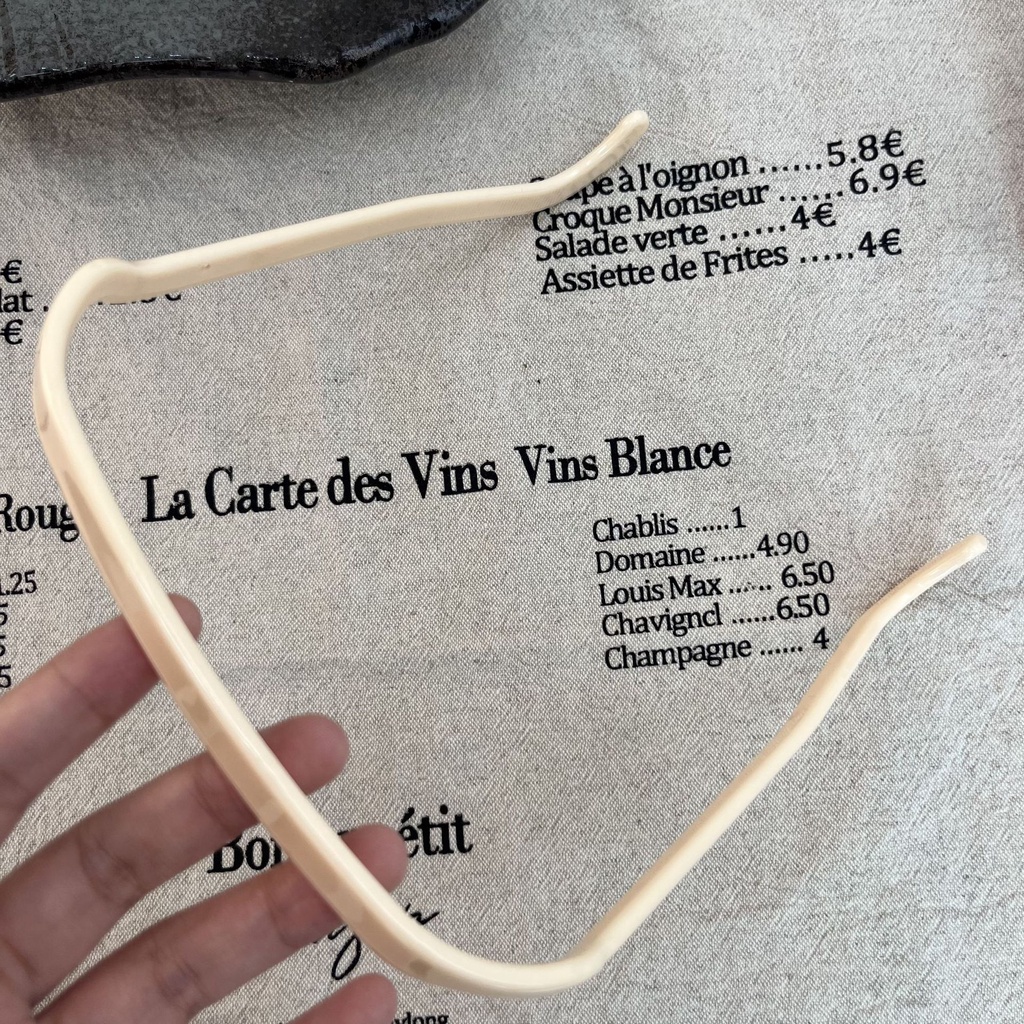 Băng Đô Cài Tóc Hình Vuông Phong Cách Mới 2023 Dễ Phối Đồ