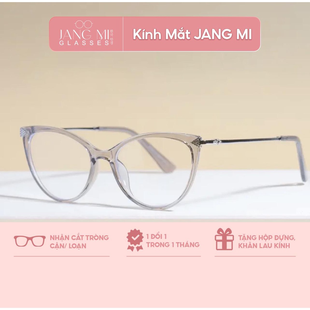 Gọng mắt mèo đính kim cươnġ Mã 1026