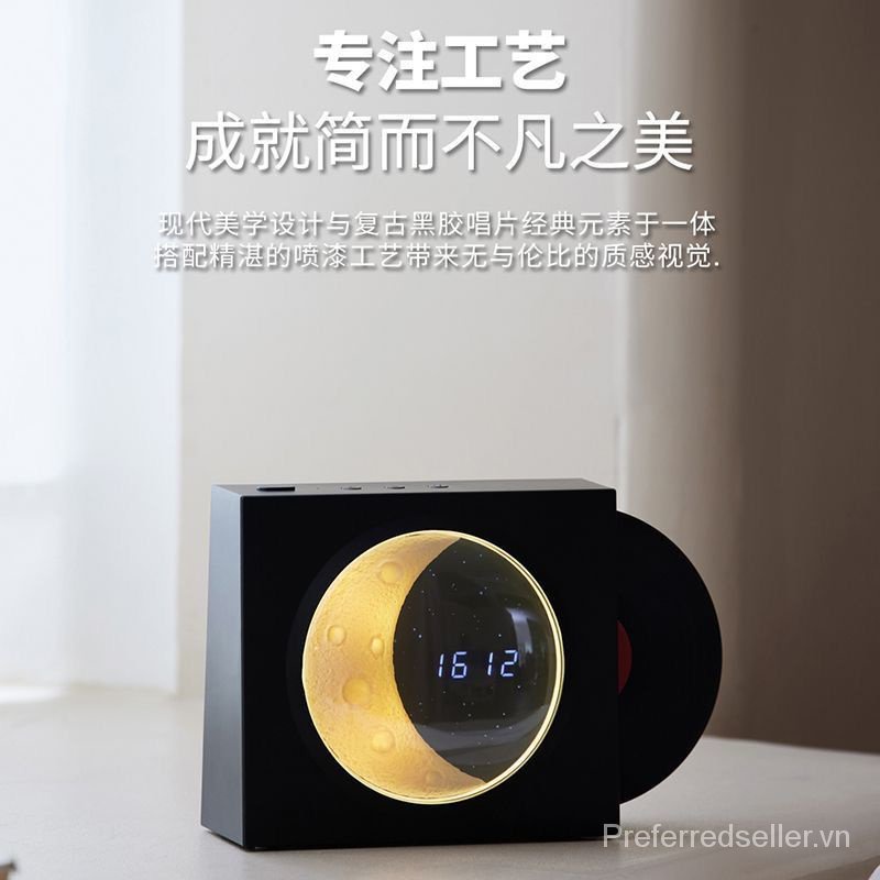 Loa Bluetooth Không Dây Âm Thanh Siêu Trầm Hình Mặt Trăng