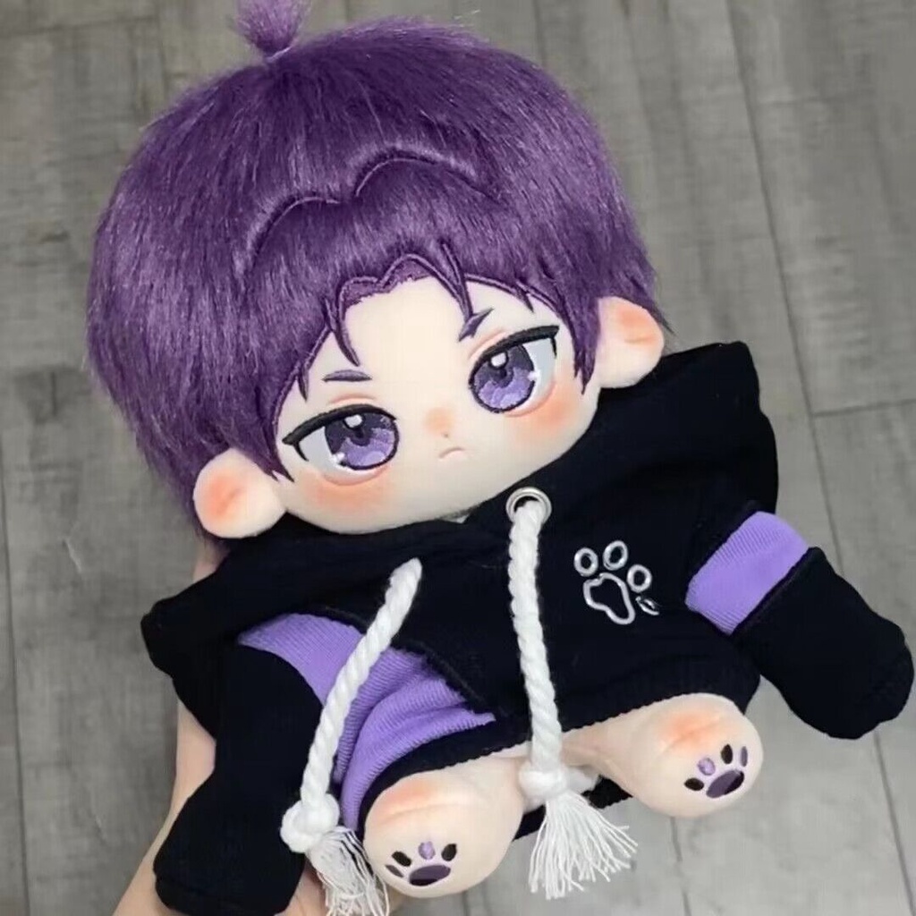 20 cm búp bê màu xanh khóa reo mikage plushie búp bê sang trọng quần áo bông thay đổi quần áo trang phục trang phục cosplay anime one-piece cotton cross-dressing