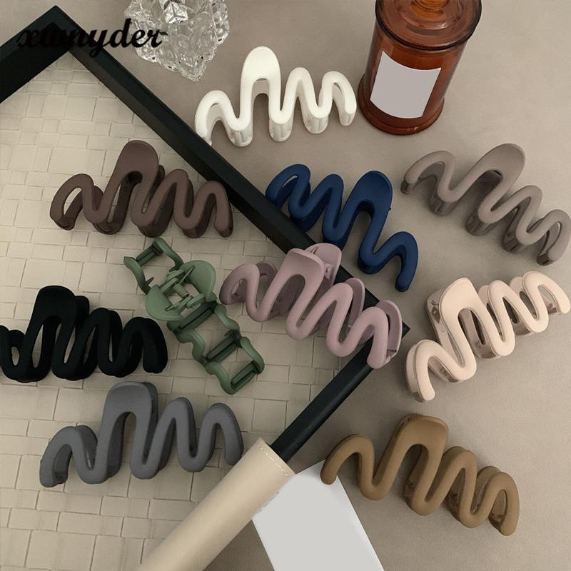 Kẹp Tóc Gợn Sóng Bằng Acrylic Cho Nữ