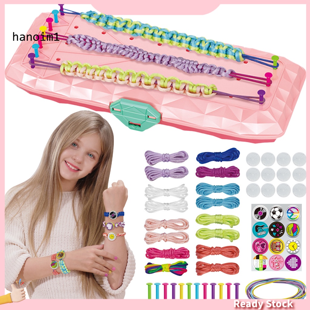 Ys1 1 bộ diy friendship bracelet kit bộ thủ công sáng tạo vui nhộn cho trẻ em làm vòng tay với gia đình bạn bè