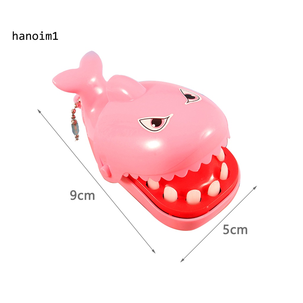 Ys2 cắn ngón tay móc khóa tương tác vui nhộn mini sáng tạo giảm áp abs phim hoạt hình cá mập cắn tay đồ chơi quà tặng sinh nhật