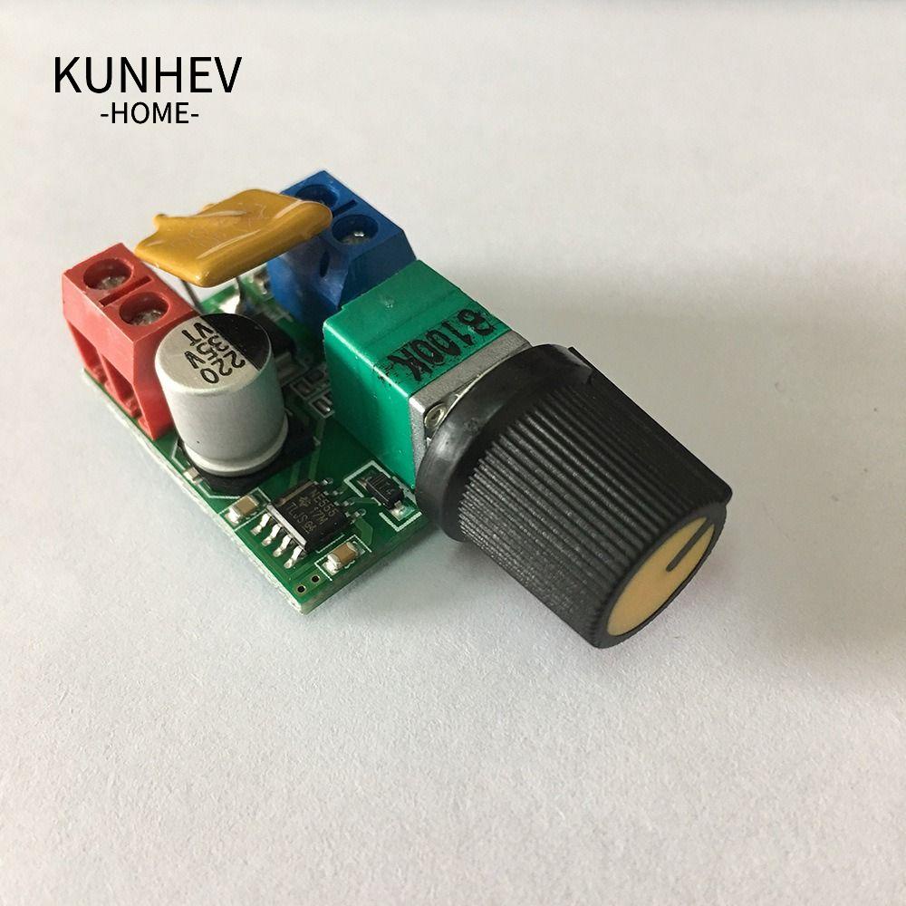 Bộ điều chỉnh độ sáng led KUNHEV tốc độ dc pwm 90w có thể điều chỉnh/ 5v 6v 12v 24v 35v siêu nhỏ 5a cho nhà ở