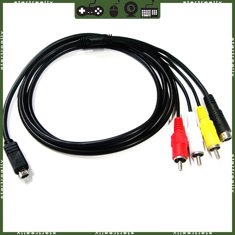 Startreally cáp truyền dữ liệu cổng vmc 15fs rca sang 10pin bền bỉ cho cáp video máy ảnh