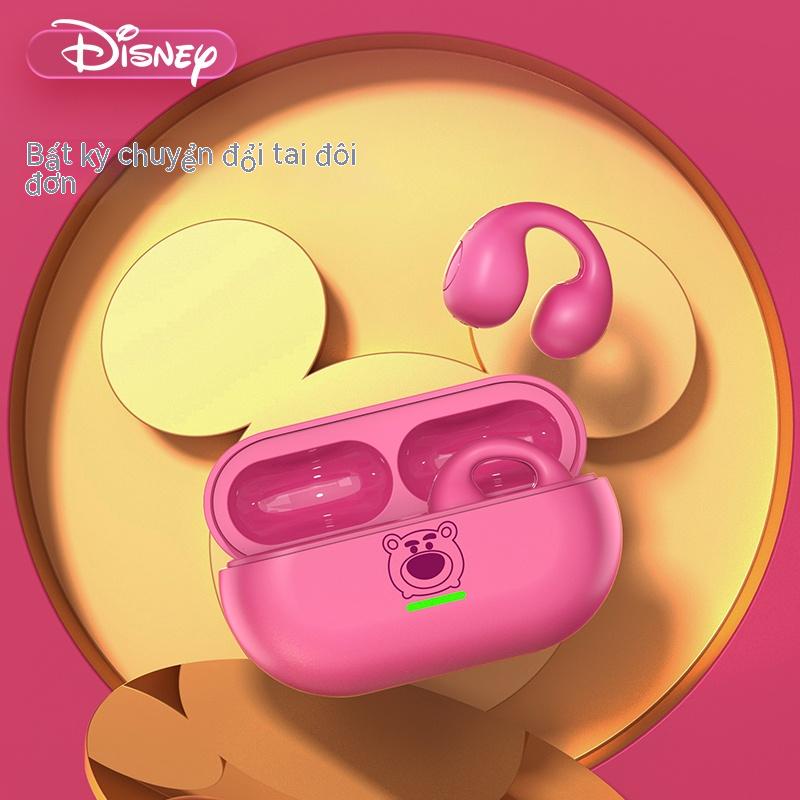 Tai nghe Bluetooth truyền dẫn xương Disney tai kẹp không dây thật tai không vào tai tai nghe âm cao tai nghe kéo dài
