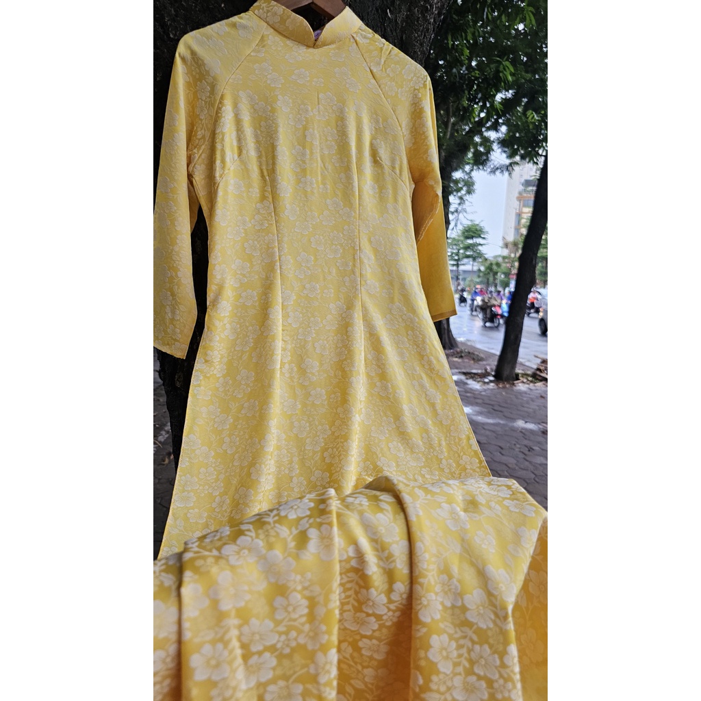 .Áo dài gấm tơ .hoa cao cấp hàng loại 1 mềm mại giá rẻ co giãn nhẹ . bao giá thị trường bán giá sỉ