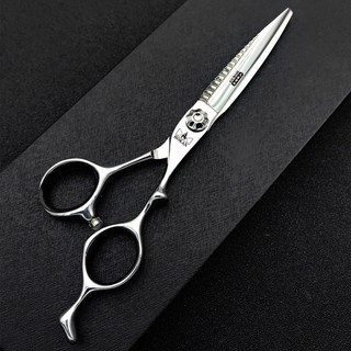 Tông đơ cắt tóc 6.0 inch chuyên nghiệp cao cấp, tông đơ cắt tóc, bộ kéo phẳng 440c