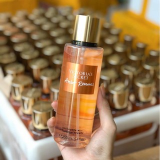 ☘️n☘️☘️xịt thơm body victoria's secret amber romance 250ml.