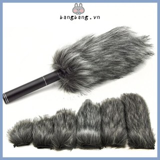 Bang ngoài trời microphone kính chắn gió muff microphone chống gió tay áo cho mic phỏng vấn