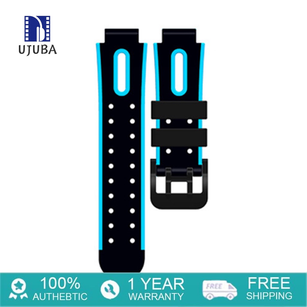 U.b Dây Đeo Silicon 15mm Không Thấm Nước Có Thể Điều Chỉnh Cho Đồng Hồ Thông Minh Trẻ Em