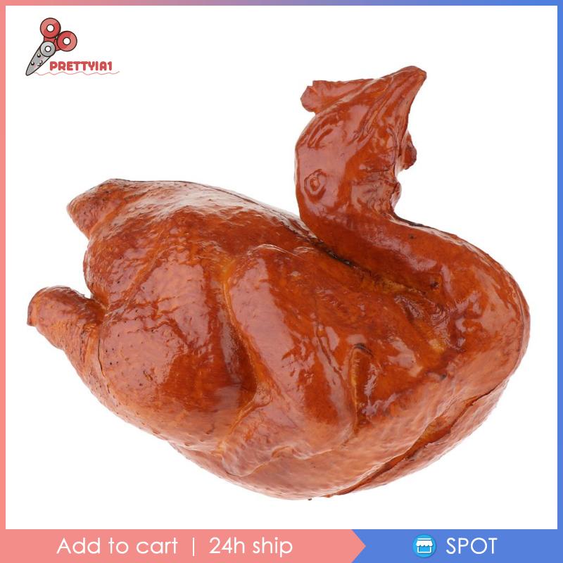 Đạo cụ mô phỏng giả nhân tạo gà trang trí vịt - gà nướng