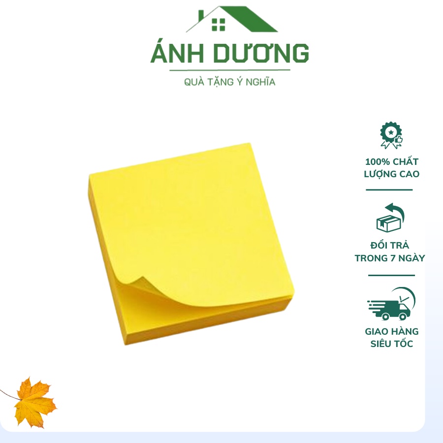 Giấy Note/ Giấy Nhớ Màu Vàng