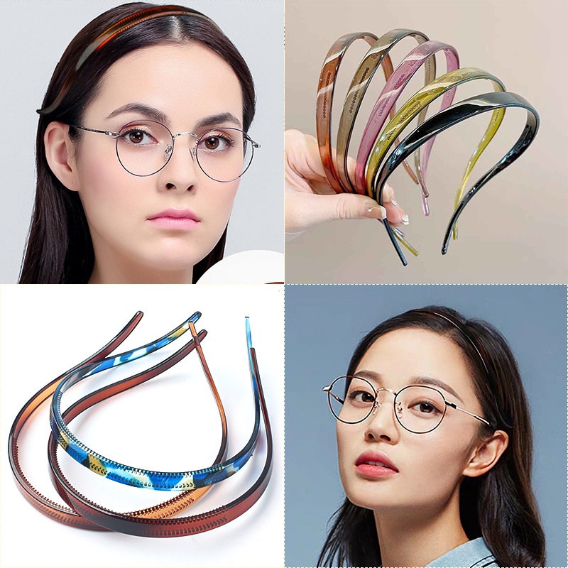 Awaytr simple pressure hair non-slip out glasses phụ kiện tóc nữ băng đô mỏng
