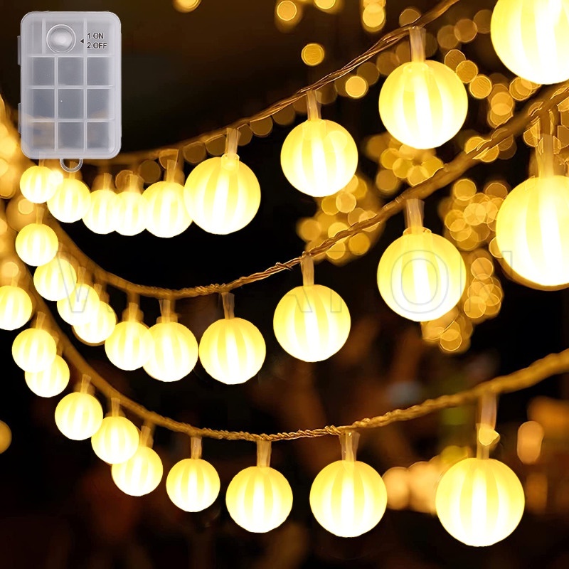 Multi-purpose led ball lights / ngoài trời không thấm nước năng lượng-tiết kiệm fairy light string / pin power wedding garden xmas party trang trí / trang trí lễ hội phòng ngủ cho trẻ em gái