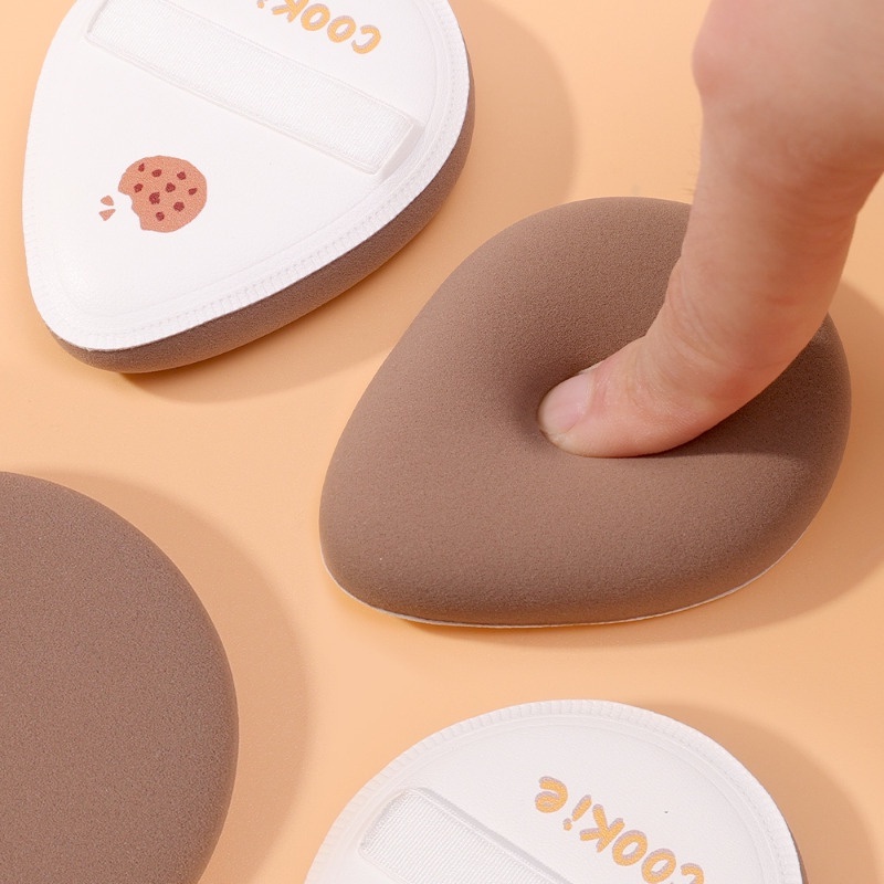 Kem nền đặc biệt make-up concealer makeup puff / wet and dry makeup sponge / creative water drop cushion cushion powder puff / super soft and thick cotton candy powder puff