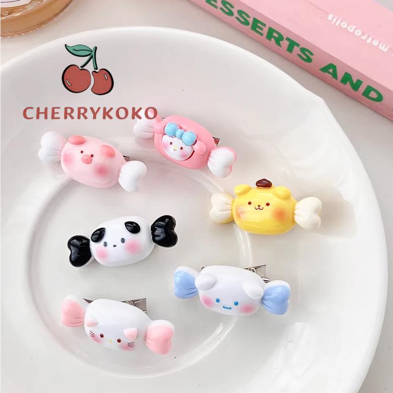 🍒🍒CHERRYKOKO Kẹp Tóc Mini Hình Kẹo Sanrio Dễ Thương Ngọt Ngào Instagram Cho Bé Gái