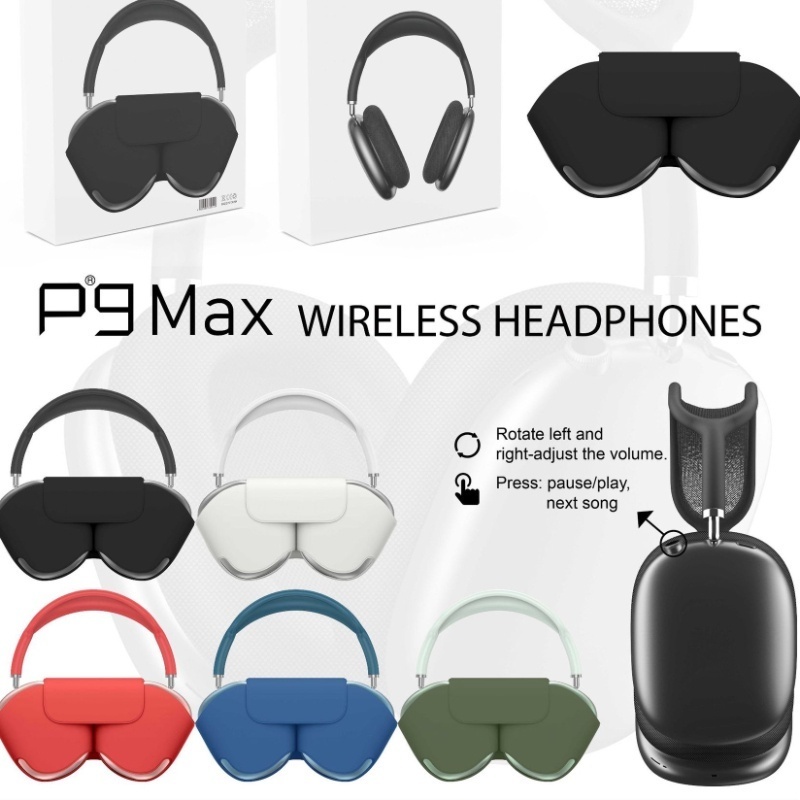 Tai nghe không dây p9max mới tai nghe bluetooth có túi da tai nghe nhạc bluetooth thể thao có nhiều màu