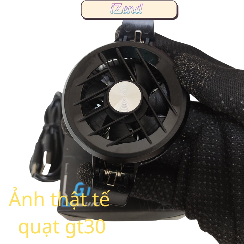 Quạt tản nhiệt sò lạnh GT30 Dạng kẹp điện thoại quạt tăng tốc 2 chế độ