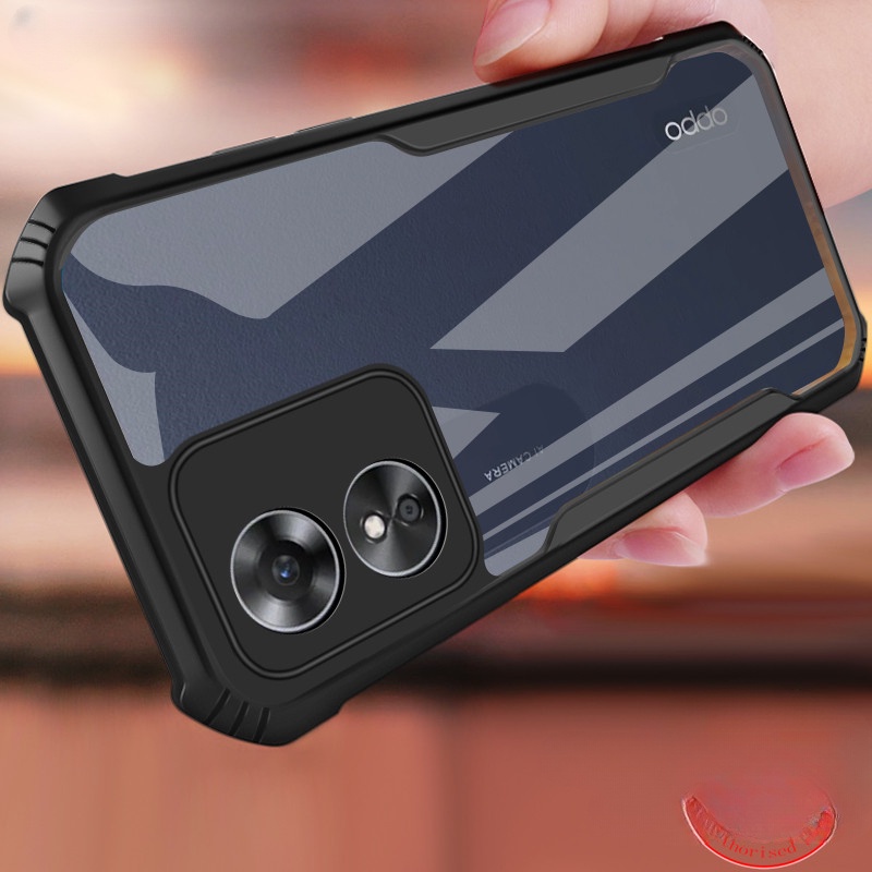 Đối với oppo a78 a58 a17 reno 10 pro + 4g 5g pc cứng silicon chống va đập vỏ trong suốt vỏ điện thoại toàn cầu