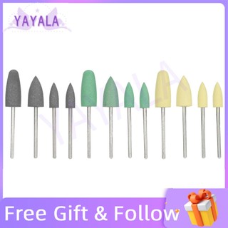 Yayala Máy đánh bóng cao su silicone nha khoa Đầu mài bằng thép không gỉ