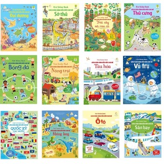 Sách - First sticker book - Sách dán hình đầu đời cho bé - Đinh Tị Books