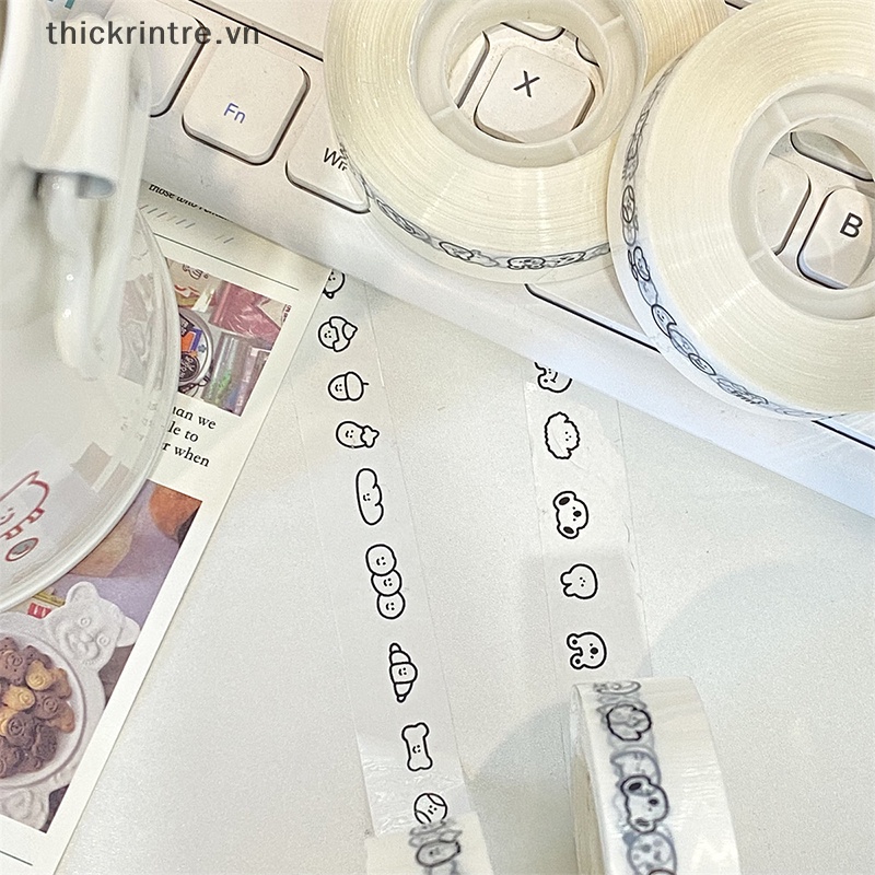 Thi ins phim hoạt hình dễ thương washi tape masking tape kawaii trang trí băng dính sticker scrapbooking diary văn phòng phẩm vn