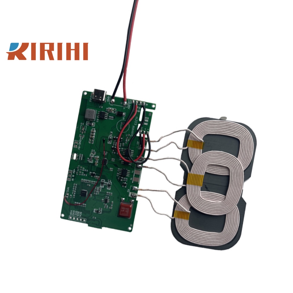 RIRIHI Bộ sạc nhanh không dây qi 12v 5v 2a 20w bảng mạch mô đun sạc