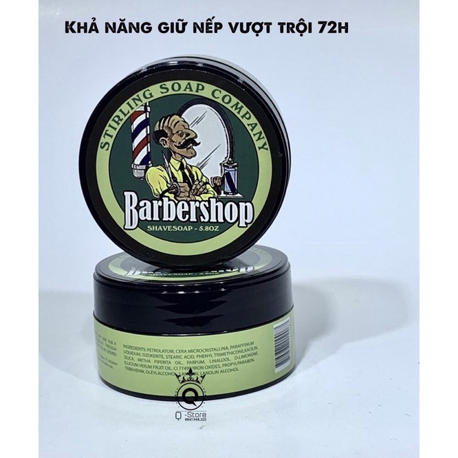 Sáp Keo vuốt Tóc Thơm Tạo Kiểu Tóc Cho Nam Và Nữ BARBERSHOP