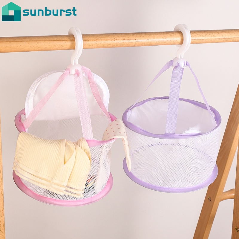 Túi Lưới Thoát Nước Xoay 360 Độ Đựng Đồ Chơi / Dụng Cụ Trang Điểm° Giỏ Lưới Phơi Khô Cọ Trang Điểm Đa Năng Có Móc Treo Xoay Được