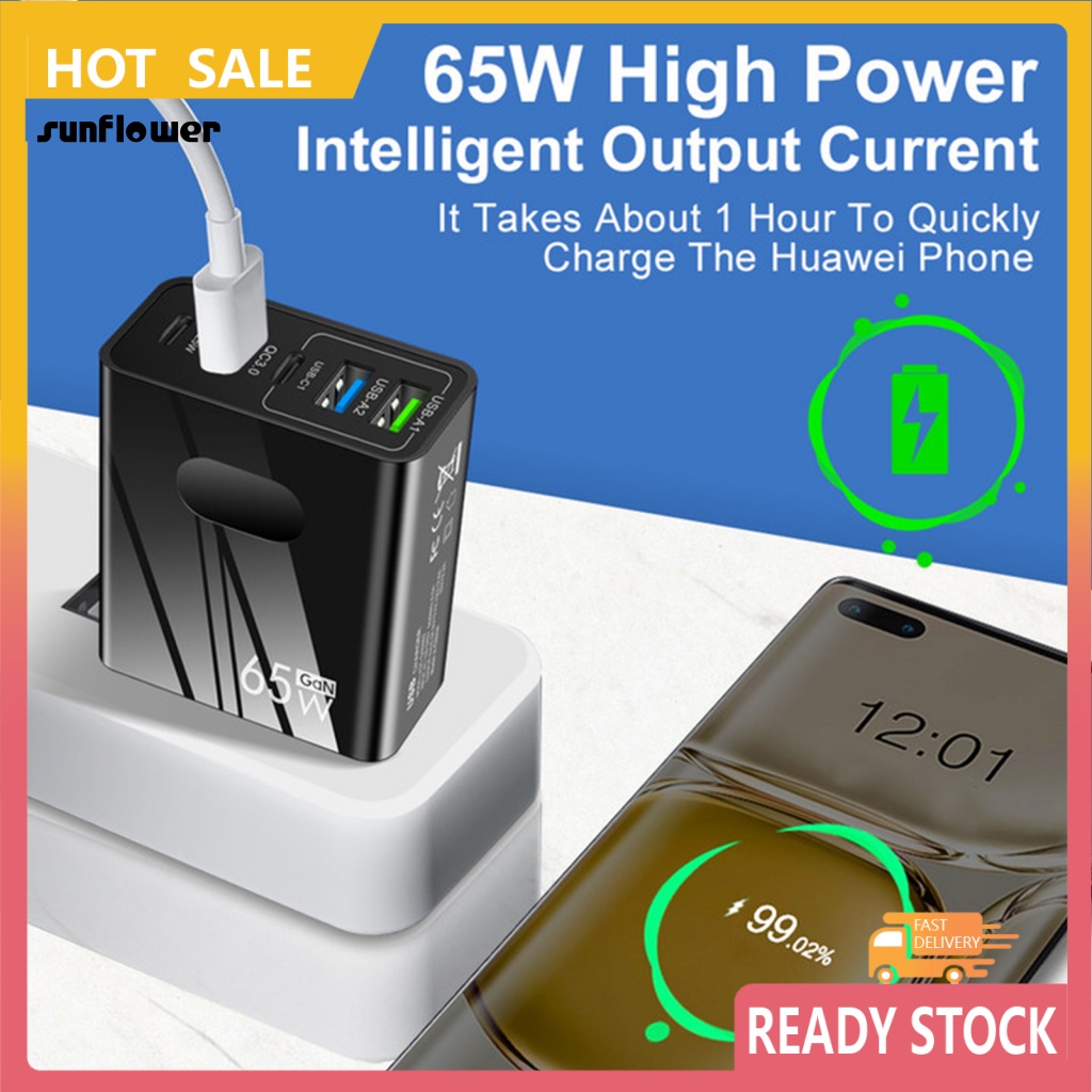 Đầu Sạc USB Type-C 2 Màu An Toàn Cho Điện Thoại Laptop Sự Bảo Vệ