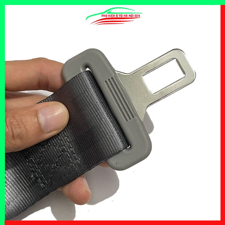 Chốt cắm dây an toàn ô tô 30cm màu đen, xám, be tùy chọn bản rộng 5cm