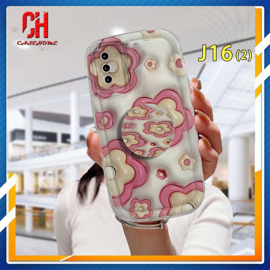 Ốp Điện Thoại Tpu Dẻo In Hình Hoa Giá Đỡ Cho VIVO Y22 Y22S Y35 Y02 Y30 Y12S Y12 Y20 Y15S Y15C Y91C Y21 2021 Y21A