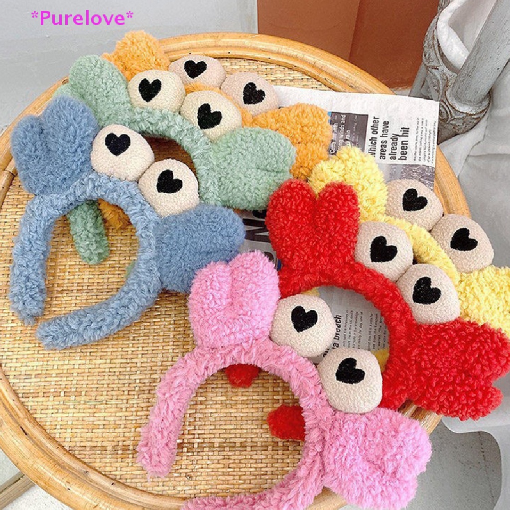 Băng Đô Cài Tóc Rửa Mặt / Càng Cua Hoạt Hình Đáng Yêu Dành Cho Nữ Mới