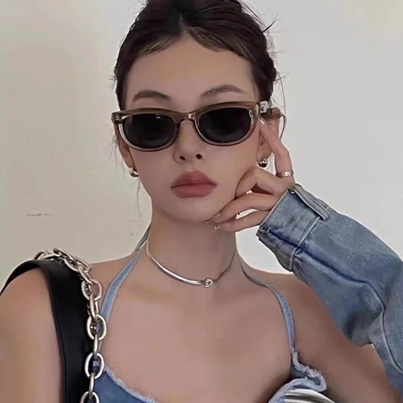 Kính Râm Mắt Mèo Thời Trang Phương Tây Chống Nắng Babes Y2K Cho Nữ