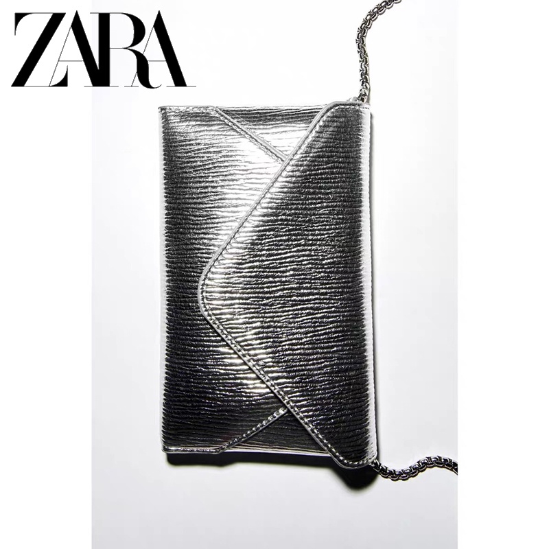 Hàng Mới Về ZARA Túi Xách mini Phối Dây Xích Thời Trang Cho Nữ