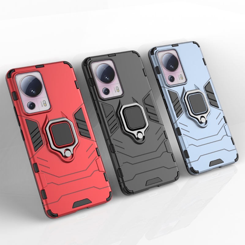 Ốp Lưng Chống Sốc Có Nhẫn Đỡ Cao Cấp Cho Xiaomi 13 Lite