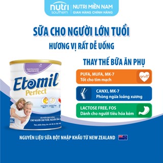 [Combo 2 Hộp] Sữa Cho Người Lớn Tuổi, Người Ốm Bệnh Etomil Perfect 900g - Dinh dưỡng vàng cho người cao tuổi