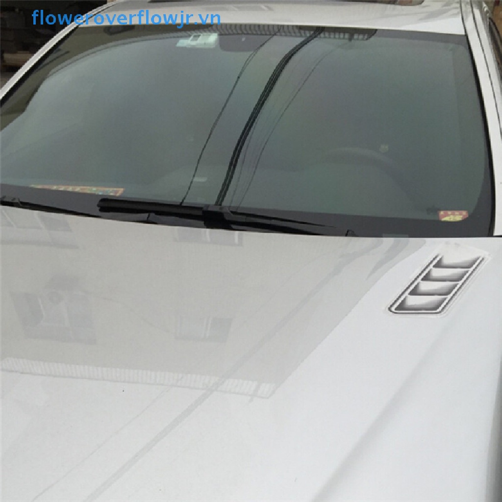 FENDER Sticker Dán Trang Trí Lỗ Thông Gió Xe Hơi Chống Nước Hình Cá Mập