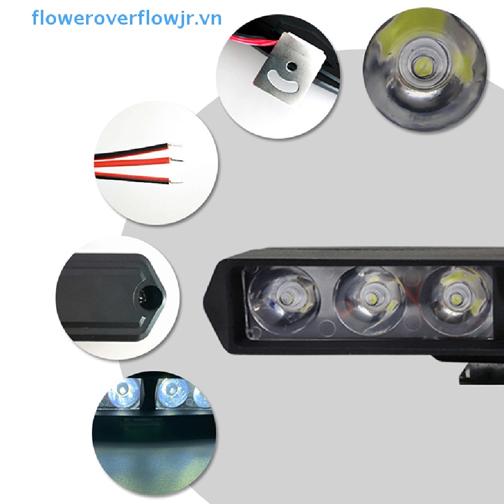 Đèn Pha DRL 6LED Độ Sáng Cao Chuyên Dụng Cho Xe Mô Tô