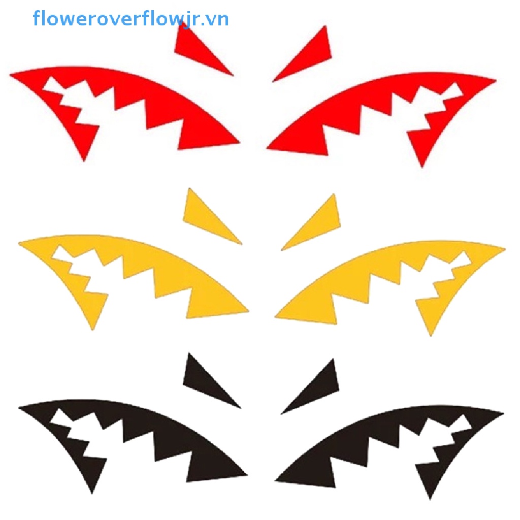 1 Đề Can Vinyl Hình Vây Cá Mập Dán Trang Trí Xe Hơi