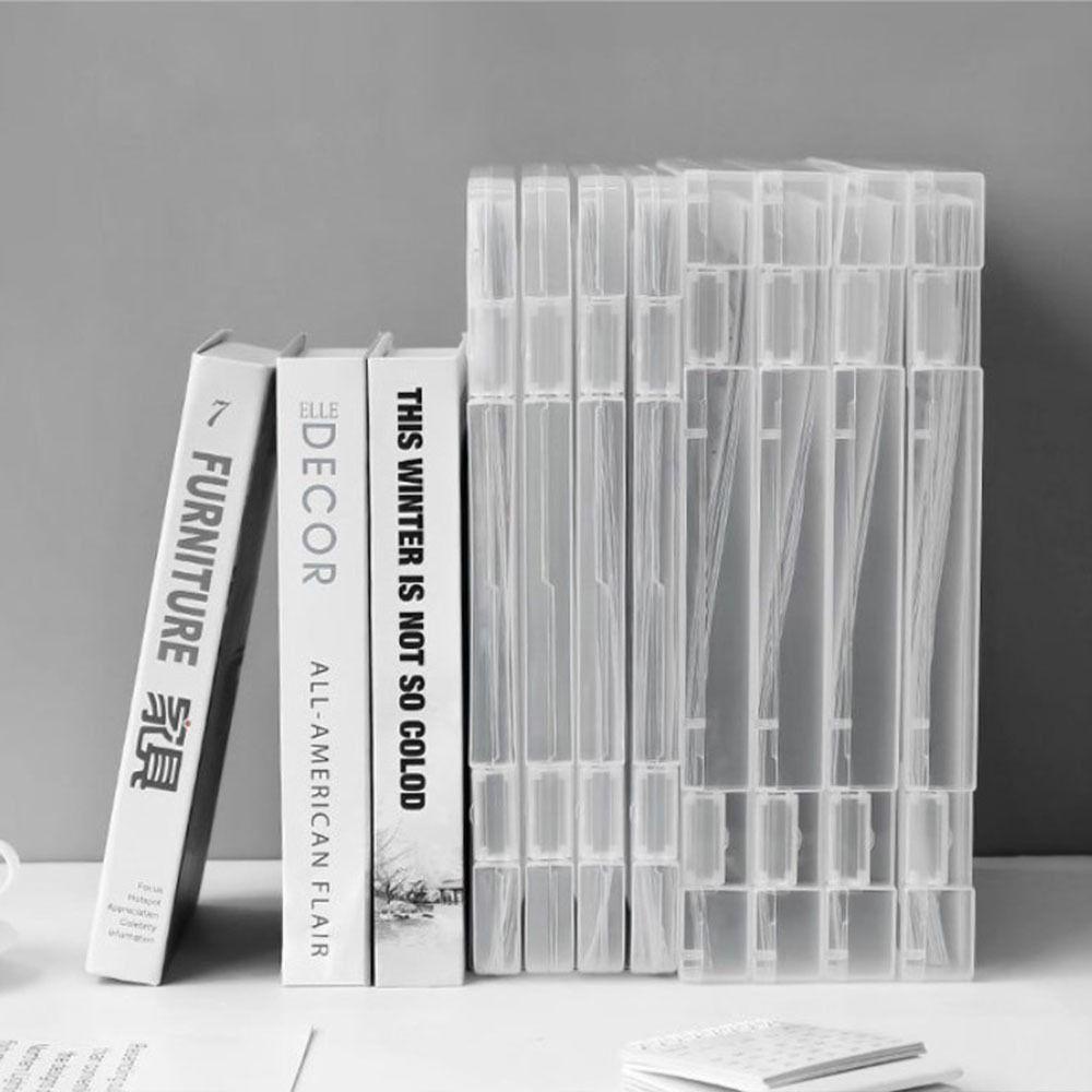 Hộp Đựng Tài Liệu Khổ A4 Trong Suốt Tiện Dụng Cho Học Sinh / Văn Phòng