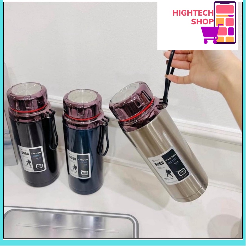 Bình Giữ Nhiệt Inox 304 Lắp Kim Cương Dung Tích-1500ml Cao Cấp - Chọn Màu Kèm Bộ Lọc Thể Thao GOOD Chính Hãng